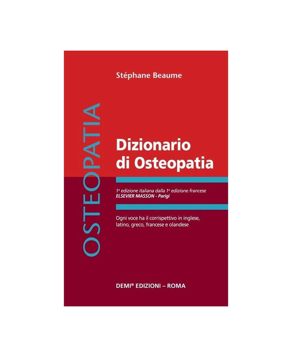 Dizionario di Osteopatia - Stéphane Beaume