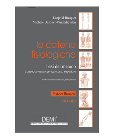 Le catene fisiologiche - Basi del metodo tronco, colonna cervicale, arto superiore