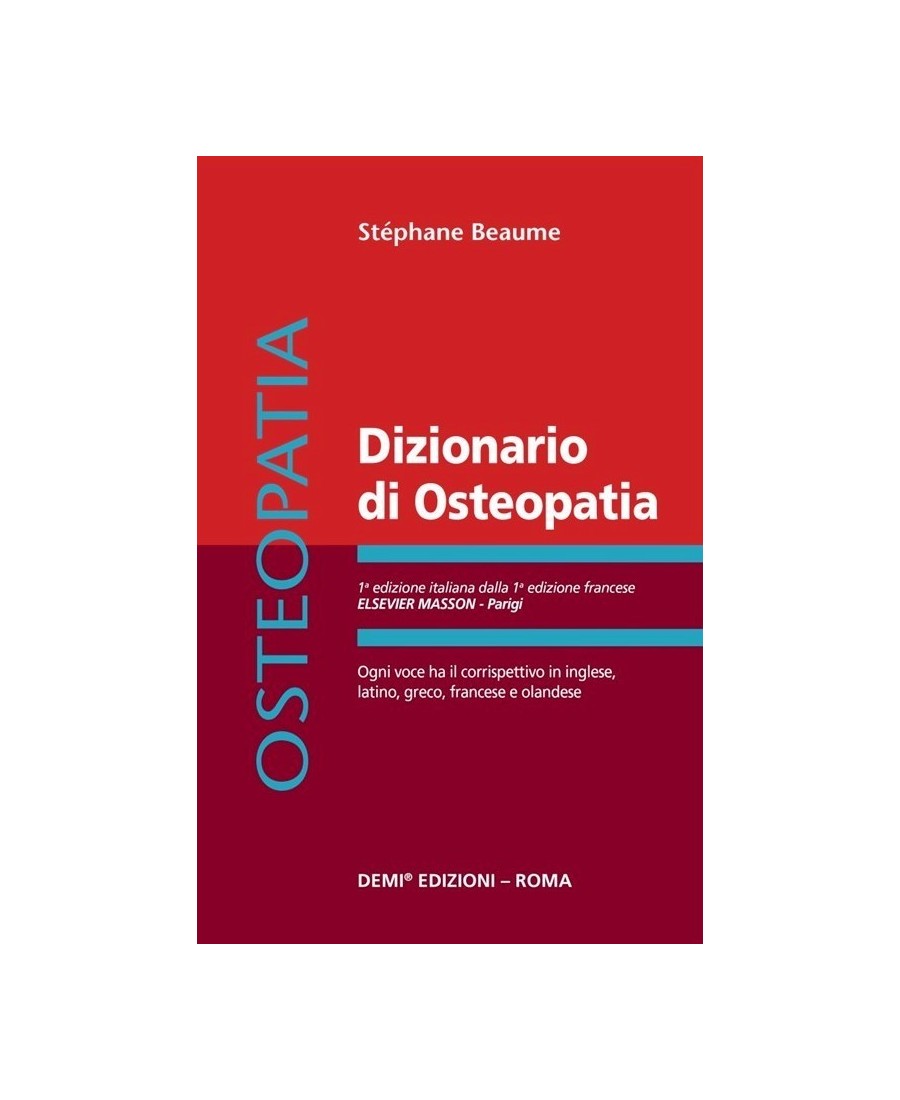 Dizionario di Osteopatia - Stéphane Beaume